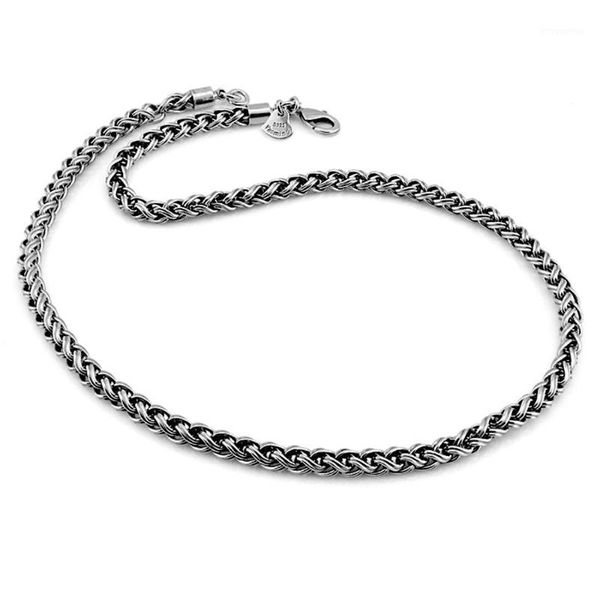 

retro punk hip hop thai silver pendant necklace female fashion solid 925 sterling silver for women gift jewelry wholesale1