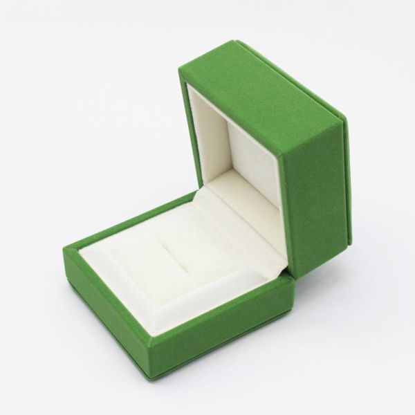 

high grade green velvet ring box classic high density velvet valentine's day gift storage box jewelry, Pink;blue