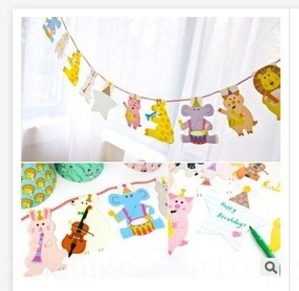 

epvbj paper colorful cartoon set party colorful animal holiday flag color flagjewelry color flag 5fmw6 paper decorations party