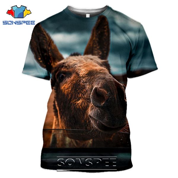 

animal donkey face laughing 3d print shirts humor anime funny men clothing