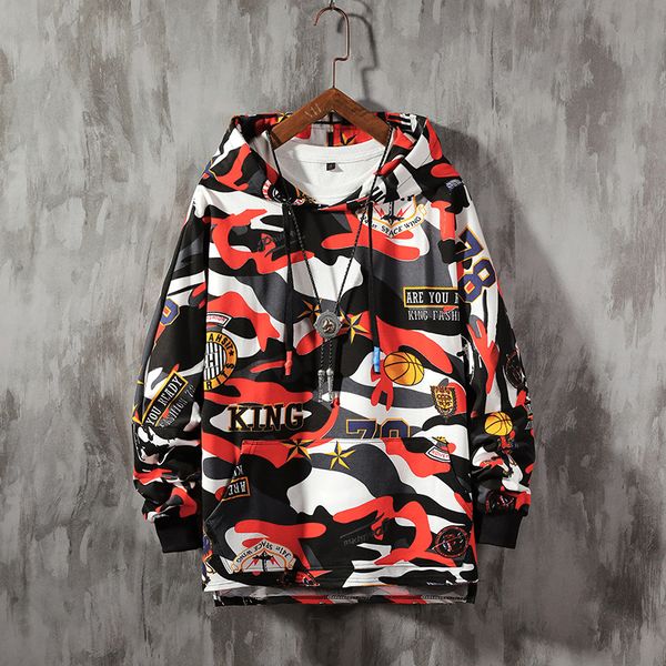 

2021 new graffiti hoodie men sweatshirt mens hip hop pullover streetwear casual fashion clothes hipster autumn gaa5, Black