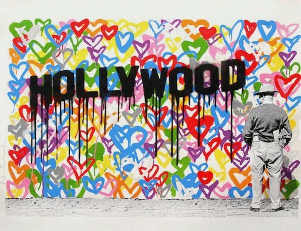 

mr. brainwash love on hand home decoration handpainted &hd print oil painting on canvas wall art canvas pictures for wall decor 201026