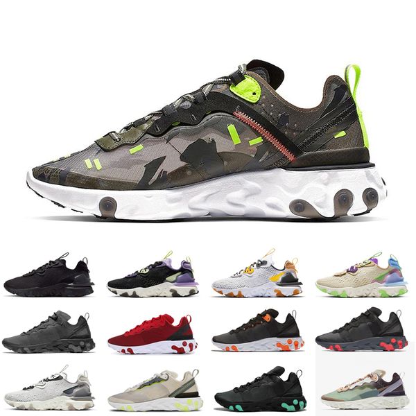 

camo shoes react vision element 55 87 for women men tour yellow hyper fusion womens mens breathable sneakers trainers
