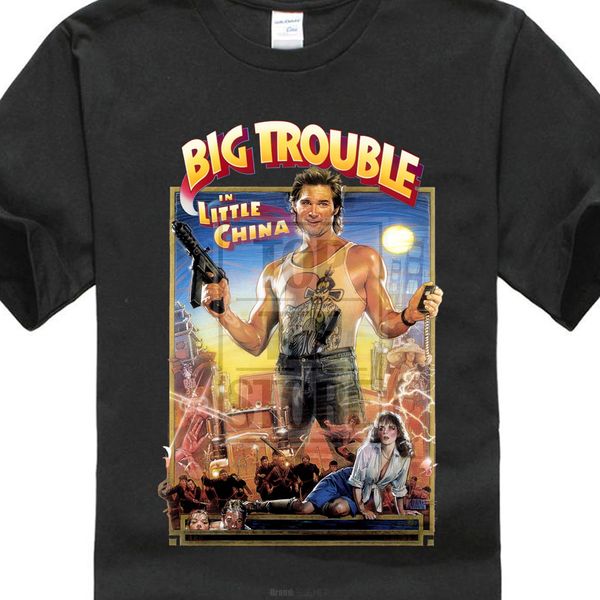 

summer printing big trouble in little china 80's vintage movie printed summer cool design soft short sleeve sweatshirt hoodie t shirt