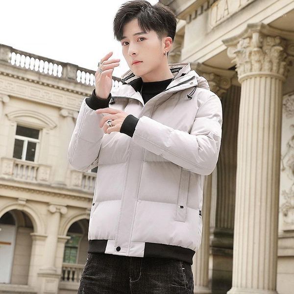 

2021 outerwear clothing warm coats winter jacket men long sleeve quilted padded thick jackets parka slim fit windbreaker s-5xl1, Black
