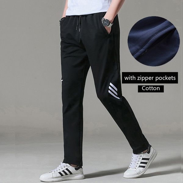 

cotton sports pants for men sweatpants men joggers sportswear pants ,running jogging oversize pants,men cottonsport, Black;blue