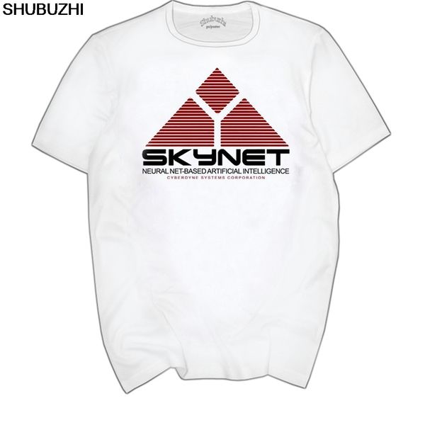 

sport novelty skynet mens t-shirt cyberdyne systems terminator arnold 80s retro tee shirts cool camiseta homme cotton