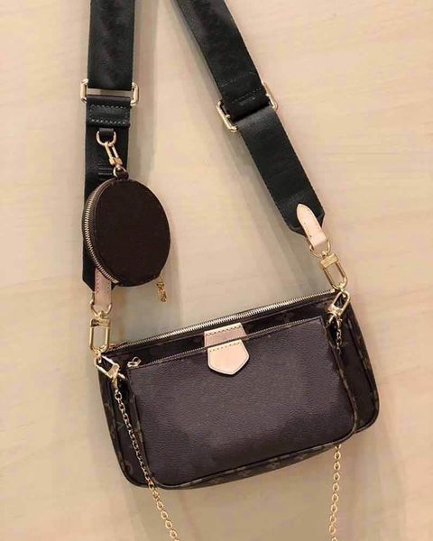 

multi women pcs pochette accessories designer bags purse handbag fashion women luxury l flower 3 chain strap shoulder favorite shoulder utdq