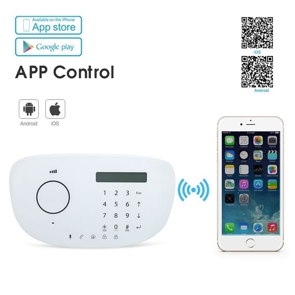 

smart personal camera genuine forrinx t6l gsm+pstn security alarm system wireless with pir motion sensor