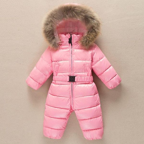 

warm romper baby girls boys clothes winter 2020 toddler hooded overalls bright down jackets snowsuit padded bodysuits iy232, Blue;gray