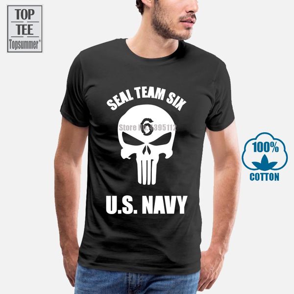 

спорт seal team six вмс сша skull printed футболки мужчин с коротким рукавом новизна o шеи хлопка мужская майка summer style мужской tee shi