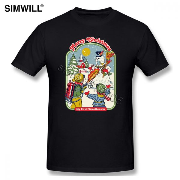 

my first flamethrower tee мужчины смешной короткий рукав эко футболки crew neck t рубашки люкс одежды dropshipping спорта с капюшоном hoodie