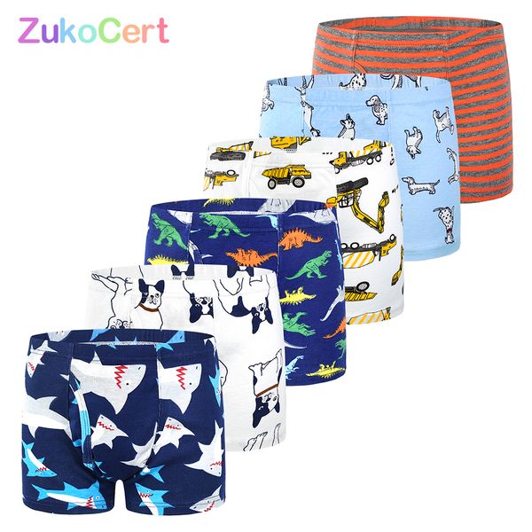 

6pcs/lot briefs for boys underwear kids boxer panties for 2-10years soft organic cotton teenager children's pants baby underpant lj2008, Camo