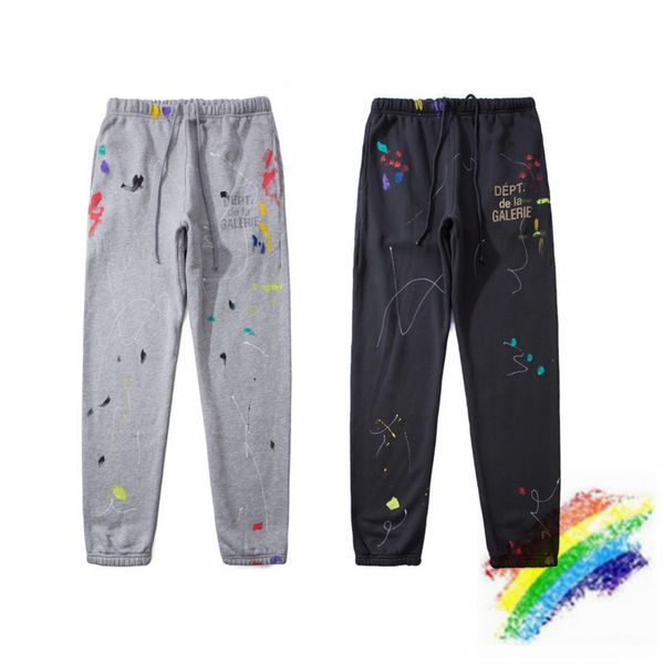 

sweatpants men women joggers drawstring trousers pants 2colors, Black