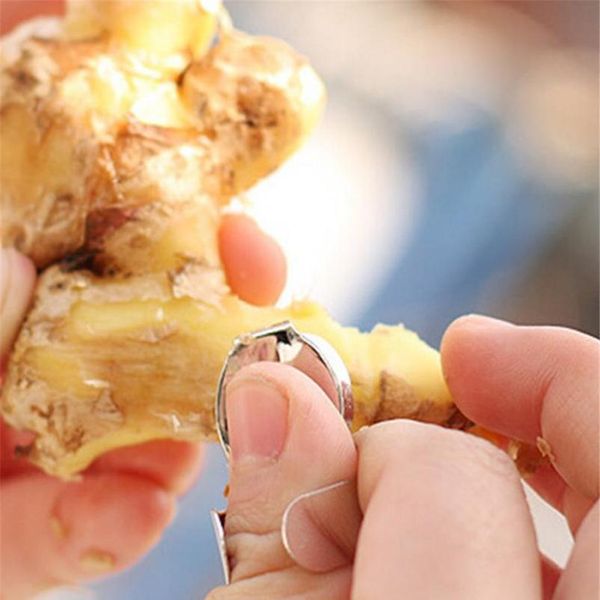 

chestnut peeler slicer stainless steel garlic press helper finger hand protector for household kitchen helpi bbyxng