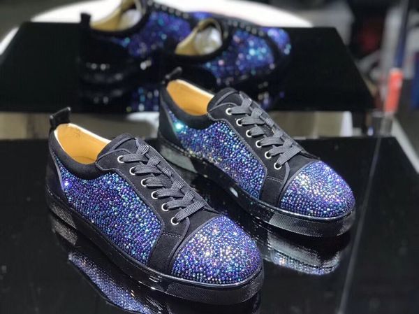 

мода paris strags junior красных нижних кроссовки обувь для женщин, мужчины повседневная ходьба высокого качества досуга квартиры заводской, Black