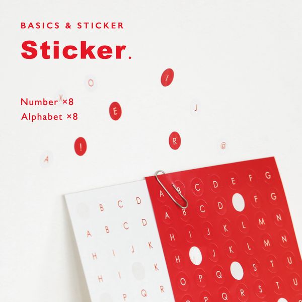 

16 sheets color round numbers letters stickers small clothing labels stickers home school office decoration