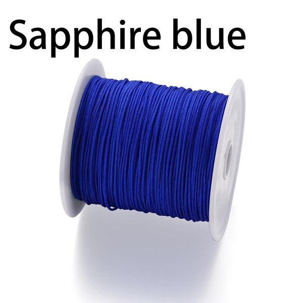 

50m lot 0.8 mm nylon handmade braided rope bracelets necklaces beaded cord wire diy jewelry making finding supplies accessories h jllplx, Silver