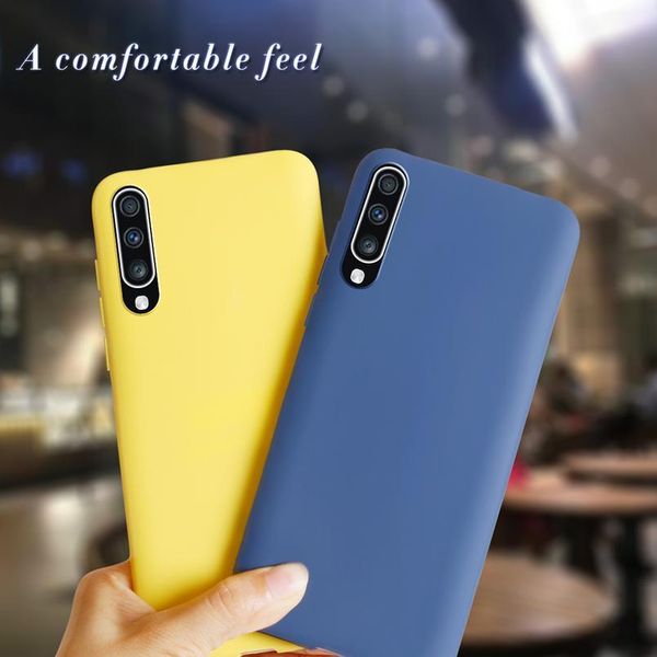 

for samsung galaxy a70 case bumper funda soft tpu sile cute solid color back cover for galaxy a 70 a7050 a wmtnpw