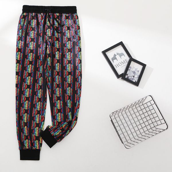 

2020 streetwear casual fashion joggers stripe woman pantalone vintage pants, Black