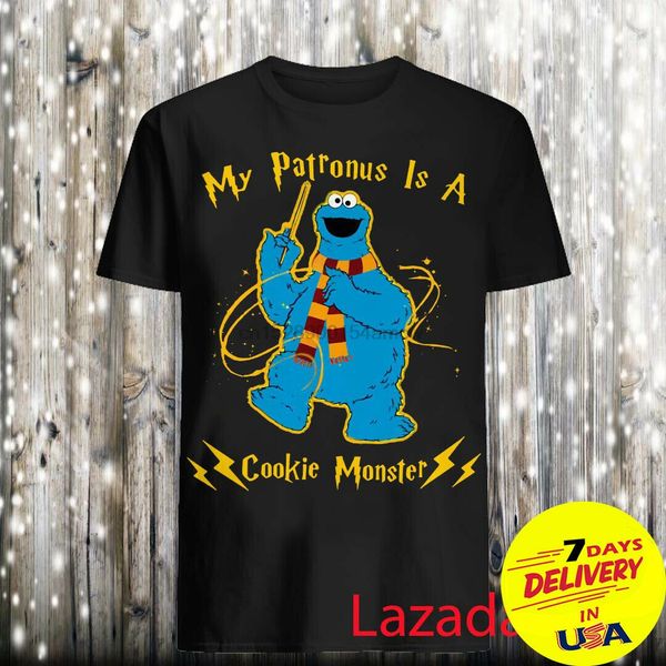 

my patronus is a cookie monster shirt sport hooded sweatshirt hoodie