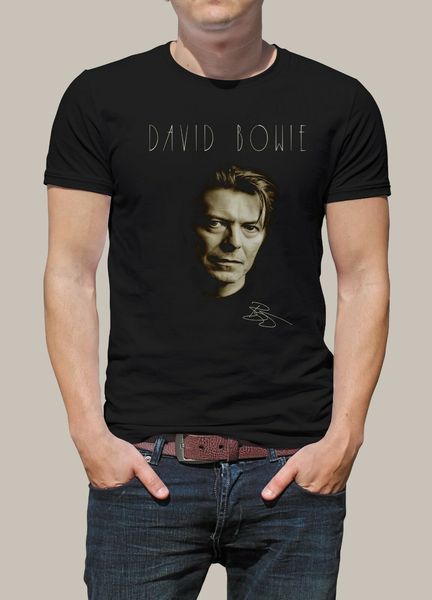 

david bowie poster rock men printed crew neck men's tee hoodie designers t shirts sweatshirt