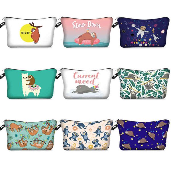 

cosmetic bags & cases creative cartoon tree sloth series cosmetic bags cases european and american fashion convenient travel storage cosmeti