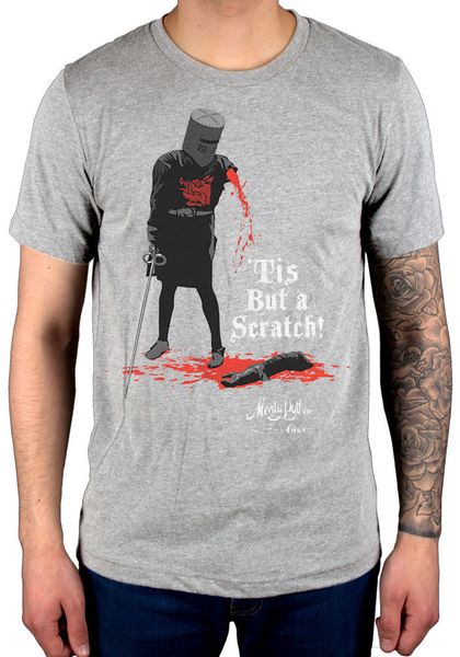 

официальный monty python tis но царапину тенниска comedy mock up мерч прохладный повседневная pride футболка 018746 спорта с капюшоном hoodi