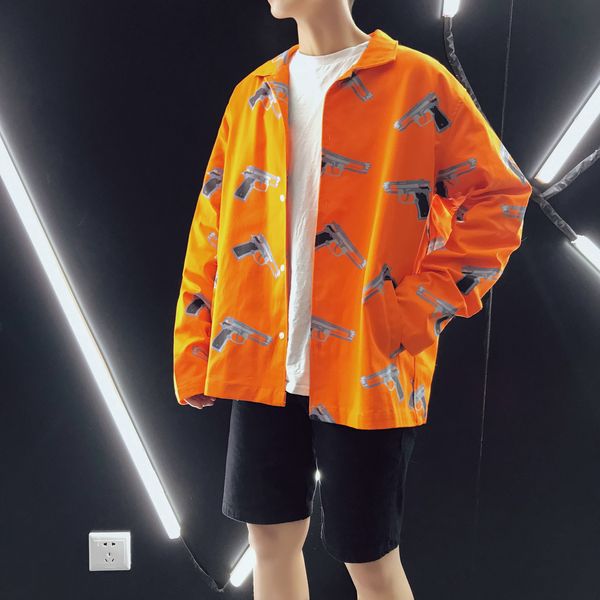 

fashion- men's fashion outerwear streetwear style printing clothes loose casual bomber jackets high-quality coats m-5xl, Black;brown