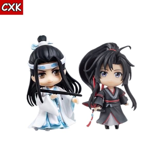 

11cm mo dao zu shi figure toy wei wuxian & lan wangji pvc action figure collection model cute toys doll t200704