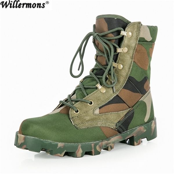 

summer men's outdoor army camouflage combat safety shoes men anti-slip military tactical boots y200915, Black;brown