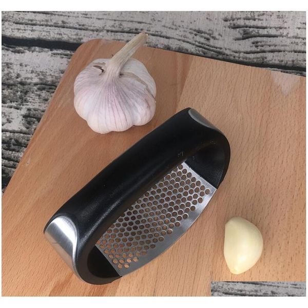 

portable stainless steel garlic press garlic chooper hand garlic press garlics grinder grater cutter slicer kitc jllmrp dh_garden
