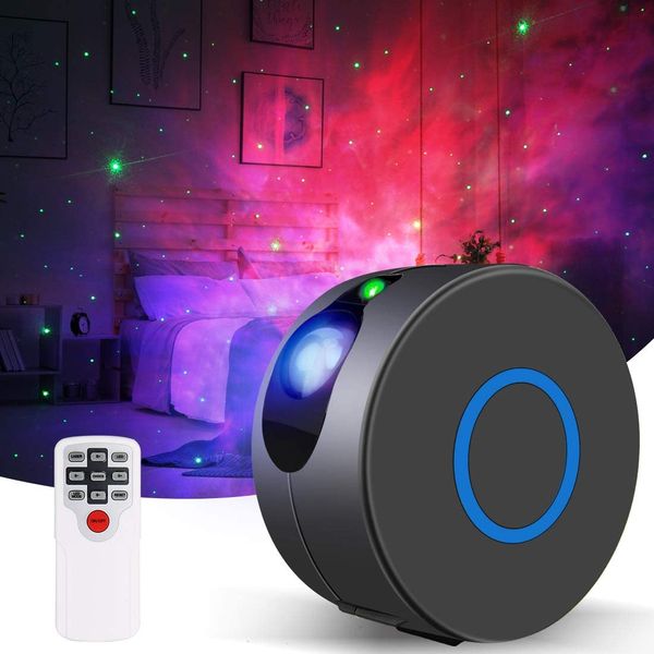 

galaxy projector, capaboo dynamic christmas projection lights star projector night light for kids bedroom decor party