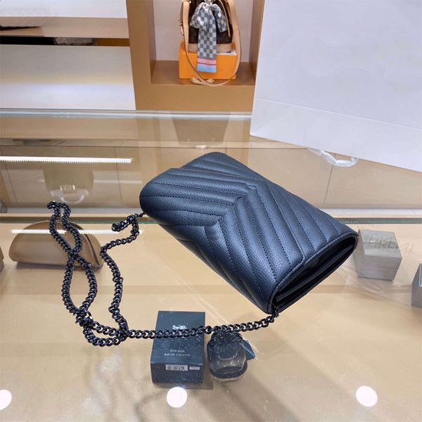 

genuine leather handbag women new chain shoulder luxurys designers bag clutch classic sale fashion ladies diagonal
