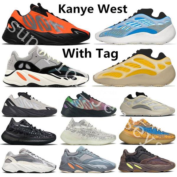 

700 kanye west srphym azareth wave runner running shoes azael alvah alien blue oat inertia mauve tephra static women mens trainers sneakers