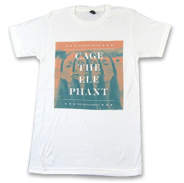 

cage the elephant tell me im pretty triple vision white t shirt new official sport hooded sweatshirt hoodie