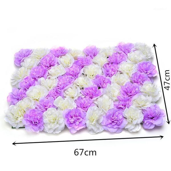 

simulation flower flower peony hydrangea decoration wedding turf row background pgraphy wall props supplies1