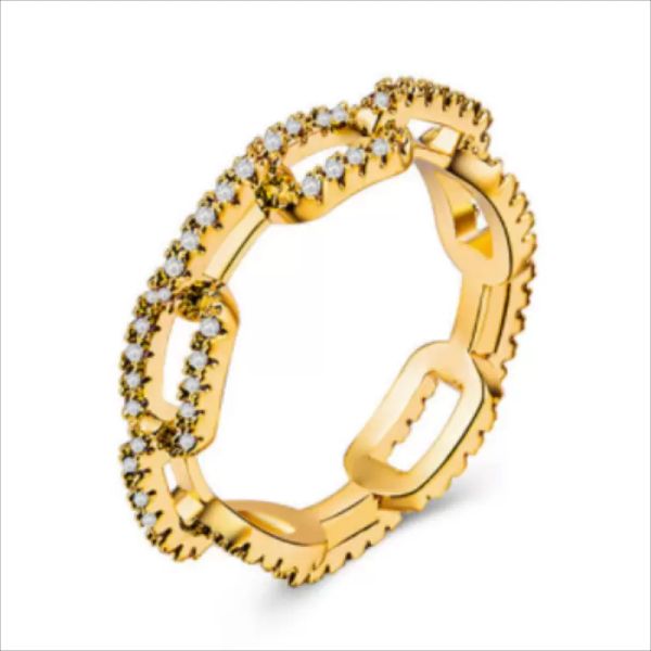 

band rings creative chain zircon wedding for women sier rose gold copper rhinestone ring engagement jewelry egz1c fnik3 820 t2, Silver
