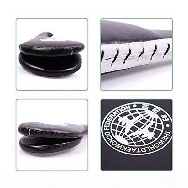 

qualitytaekwondo target double kicking pad boxing karate kickboxing foot practice training gear rebound sponge pads