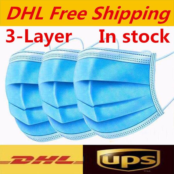 

earloop dhl protective shipping disposable face mask elastic for mask safety anti dust cotton mouth masks 3 layer h