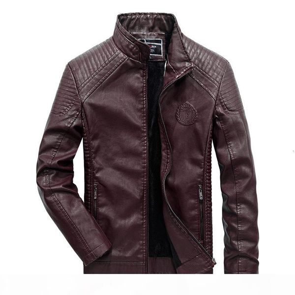 

bolubao brand leather jacket men 2019 winter motorcycle men's leather jackets coats male bomber jackets outerwear t190907, Black;brown