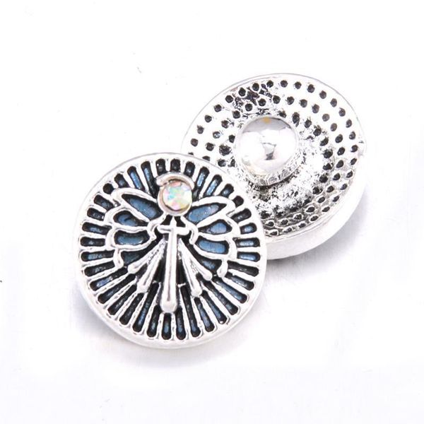 

10pcs lot cross faith snap jewelry 12mm snap buttons with rhinestone charm button fit snap bracelets bangles for women jewelry h bbywac