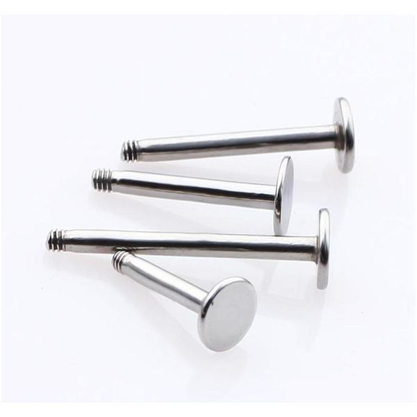 

labret ring l21 mix 3 size 6/8/10mm 300 pcs/lot 16g labret bar lip ring, body sqcomh homes2007, Black