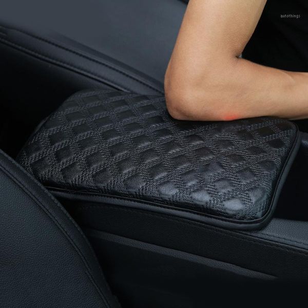 

1pc leather car armrest cover anti-slip mat car handrail pad cover universal automobiles auto interior accessories1