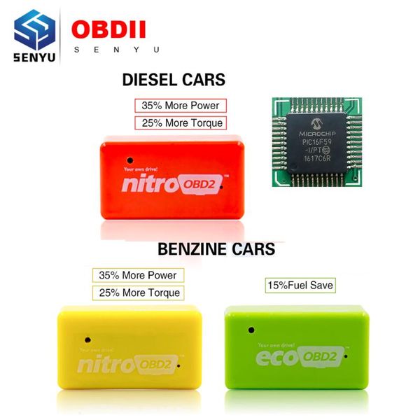 

eco nitro obd2 for benzine/diesel cars with ecu chip improve engine power and save fuel with ecu chip tuning box diagnostic tool
