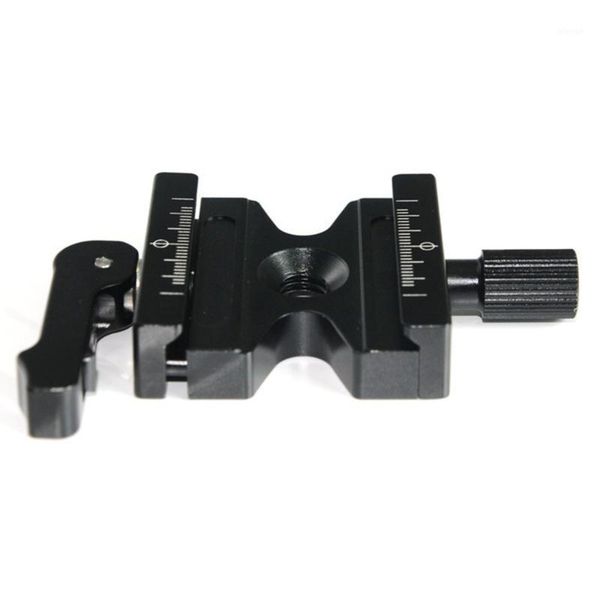 

tripod ball head dslr camera mount adapter adjustable knob clamp double lock quick release clip plate clamp arca swiss aluminum1
