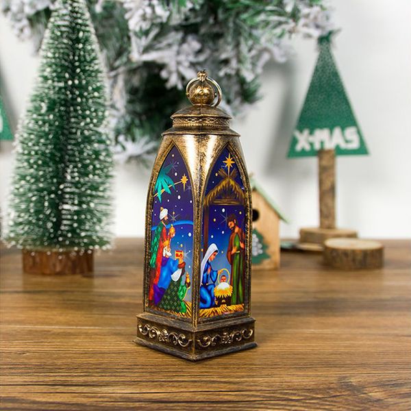 

главная снеговика санта-клаус newchristmas замок лампы night light дети спальня фея свет корифей праздник освещения