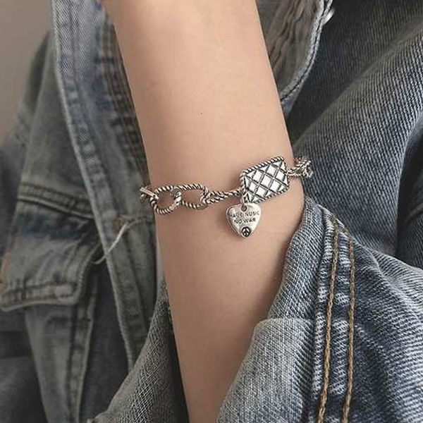 

net red feeling bracelet women's design indifference, Silver