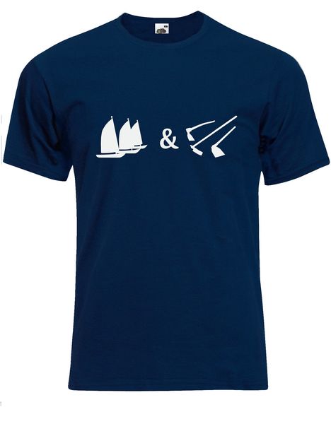 

new short semplice silhouettes of boats e hoes divertente estate uomo maglietta maglia tee summer tee shirt sport hooded sweatshirt hoodie