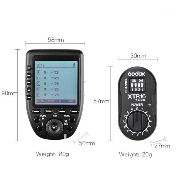 

stock godox xpro-n 2.4g wireless flash trigger+3pcs xtr-16 reveiver cd151